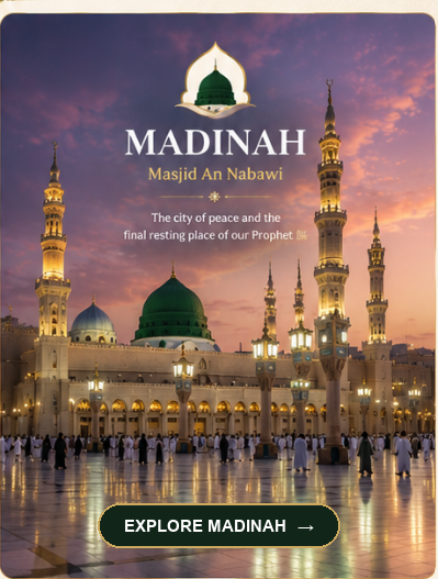 Madinah — Masjid An Nabawi, the city of peace